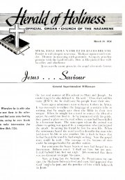 Title Page of Herald of Holiness - March 28, 1956