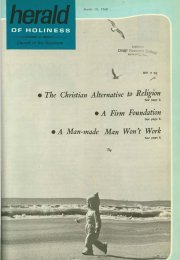 A Child running along the shore--cover of Herald of Holiness - March 13, 1968.