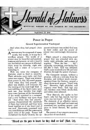 Title Page of Herald of Holiness - September 14, 1955