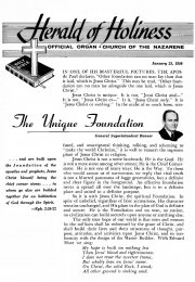 Title Page of Herald of Holiness - January 25, 1956