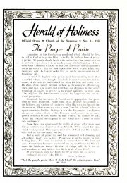 Title Page of Herald of Holiness - November 14, 1956