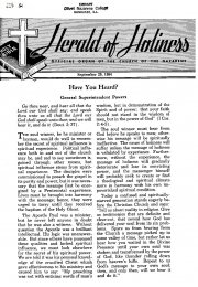 Title Page of Herald of Holiness - September 29, 1954