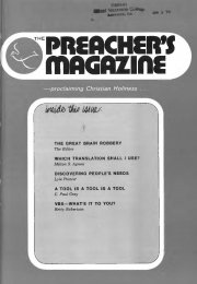 Title Page of Preacher's Magazine