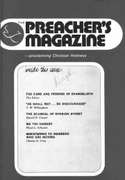 Title Page of Preacher's Magazine