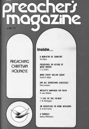 Title Page of Preacher's Magazine