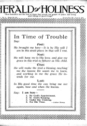 Title Page of Herald of Holiness - June 21, 1916