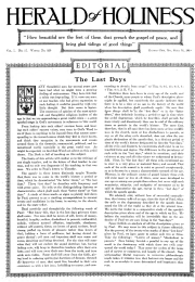 Title Page of Herald of Holiness - July 31, 1918