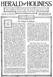 Title Page of Herald of Holiness - August 13, 1919