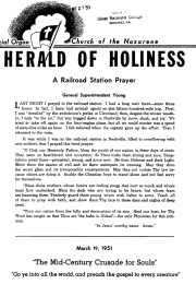 Title Page of Herald of Holiness - March 19, 1951