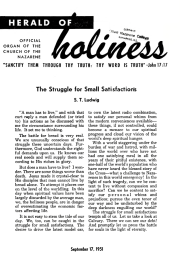 Title Page of Herald of Holiness - September 17, 1951