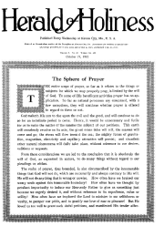Title Page of Herald of Holiness - October 27, 1920