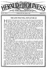 Front page of Herald of Holiness - June 23, 1926