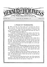 Front page of Herald of Holiness - November 27, 1929