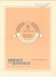 HÉRAUT DE LA SAINTETÉ - Octobre-Décembre de 1983