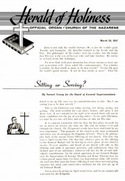 Herald of Holiness - March 20, 1957