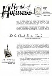 Herald of Holiness - April 23, 1958