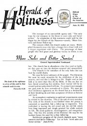 Herald of Holiness - June 18, 1958