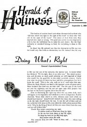 Herald of Holiness - September 3, 1958