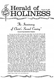 Herald of Holiness - February 18, 1959