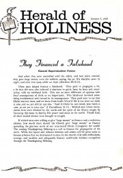 Herald of Holiness - October 7, 1959