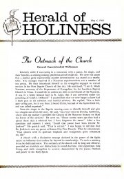 Herald of Holiness - May 4, 1960