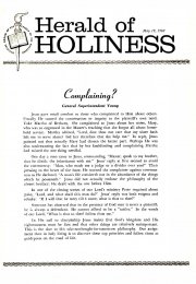 Herald of Holiness - May 18, 1960