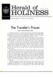 Herald of Holiness - September 7, 1960