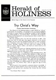 Herald of Holiness - September 28, 1960