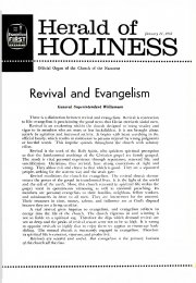 Herald of Holiness - January 11, 1961