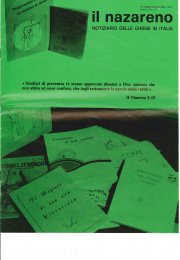 IL NAZARENO - Ottobre-Novembre 1978