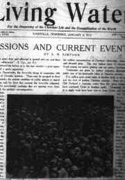Living Water, Jan. 4, 1912