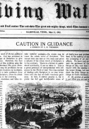 Living Water, May 11, 1911