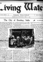 Living Water, Aug. 15, 1912