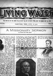 Living Water, Apr. 28, 1910