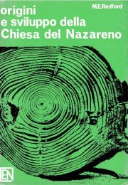Origini e Sviluppo della Chiesa del Nazareno