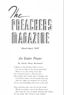 Title Page of Preacher's Magazine