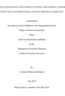 Dissertation title page