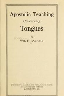 Apostolic Teaching Concerning Tongues