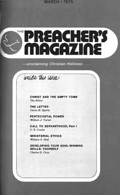 Title Page of Preacher's Magazine