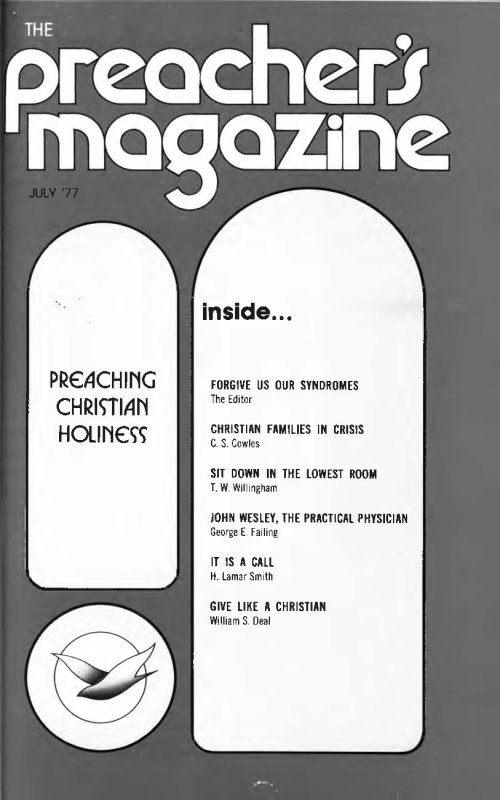 Title Page of Preacher's Magazine