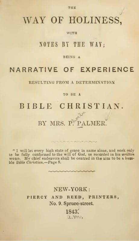 Image of Title page The Way of Holiness