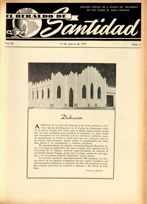 Portada: Dedicación, Bessie de Guillermo