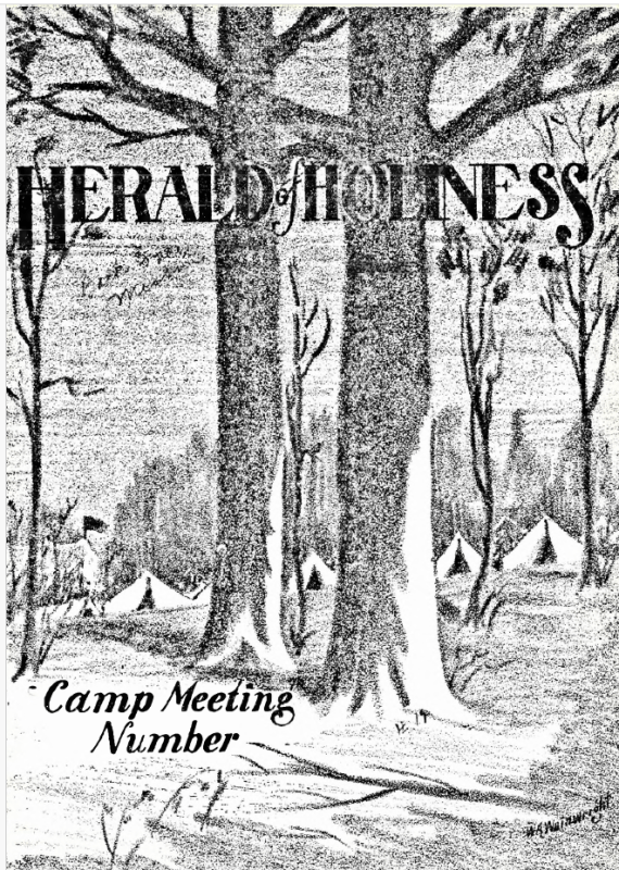 Front page of Herald of Holiness - July 31, 1929