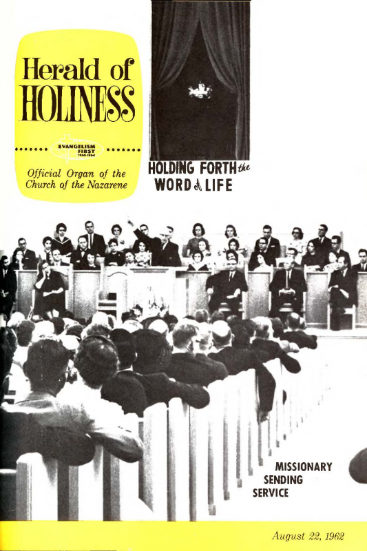 Herald of Holiness - August 22, 1962