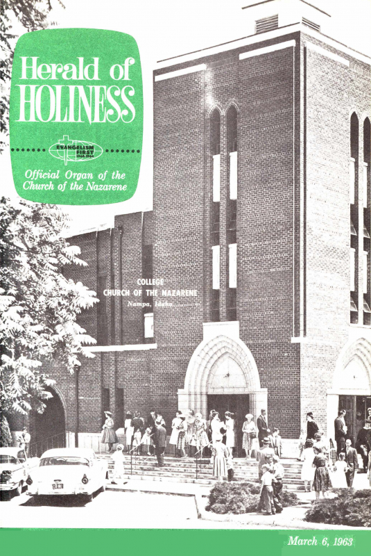 Herald of Holiness - March 6, 1963