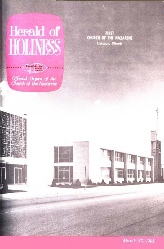 Herald of Holiness - March 27, 1963