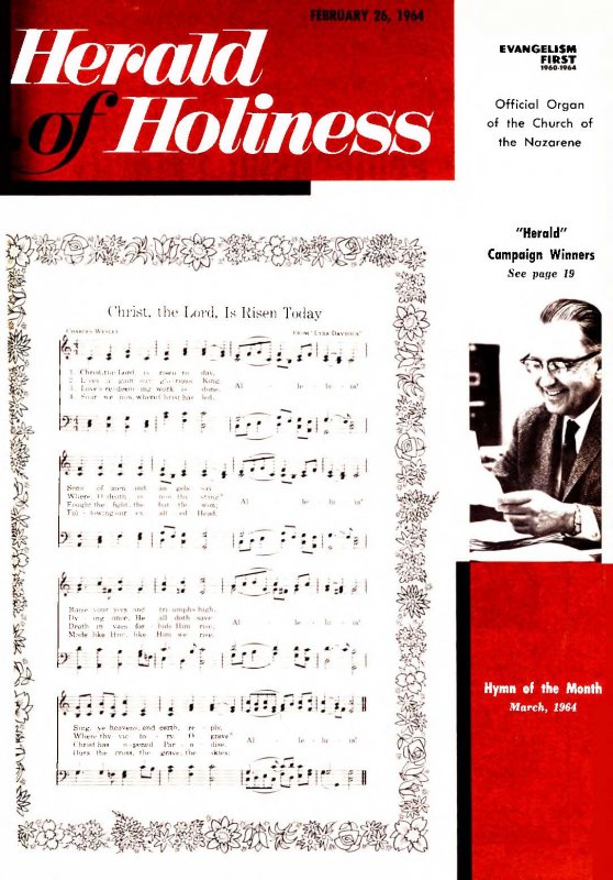 Herald of Holiness - February 26, 1964