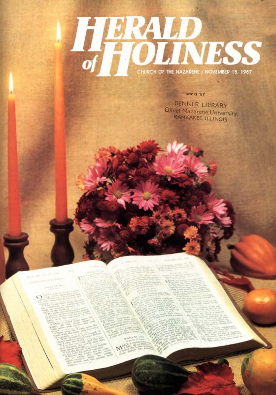 Herald of Holiness - November 15, 1987