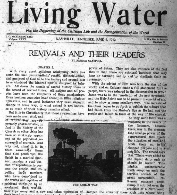 Living Water, June 6, 1912